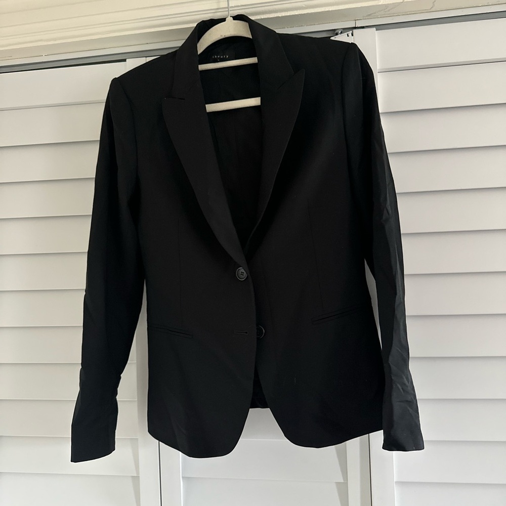 Theory Black Tailored Women's Blazer